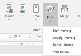 Print control settings