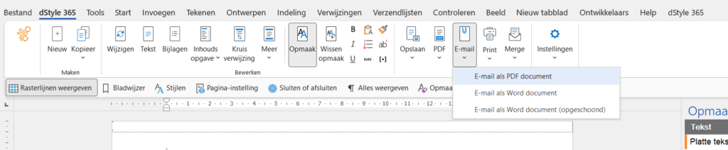 E-mail als PDF document
