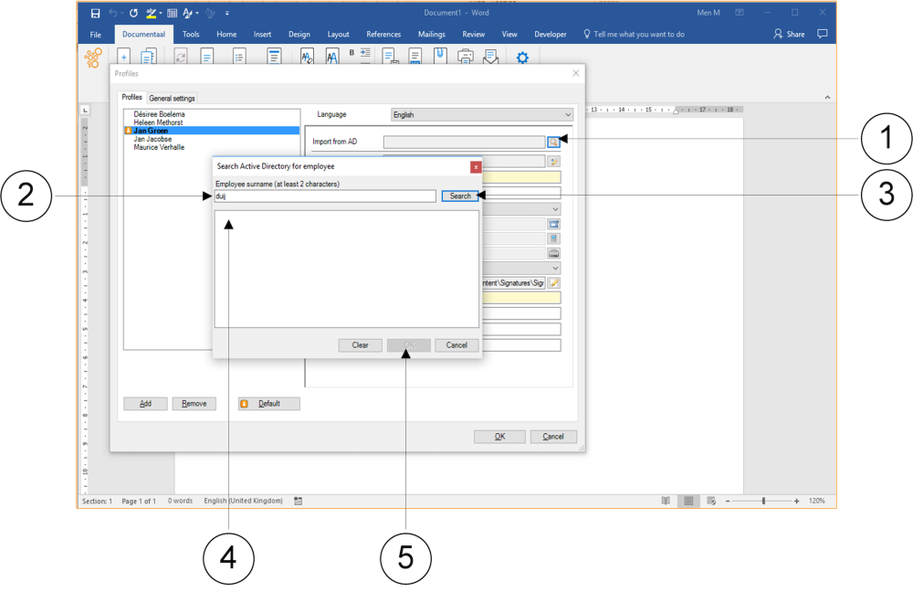 Active Directory search