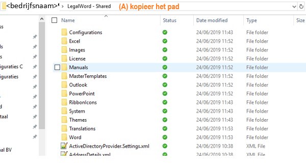 Custom directory configuration