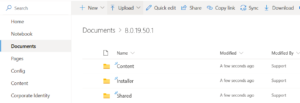SharePoint installatie mappenstructuur