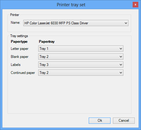 Printercontrol instellingen