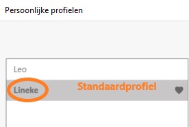 Standaard profiel instellen in dStyle365/LegalWord365