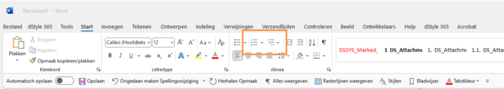 Numbered lists and multi-level lists in Word